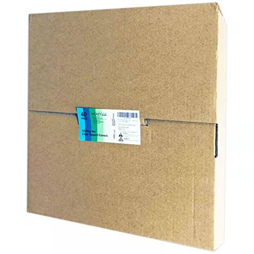 Houyee 40 Pack Clear Report Covers With Sliding Bars, 9Mm(40 Sheet Capacity) Sliding Bar Report Covers,5 Assorted Colors #TOP3