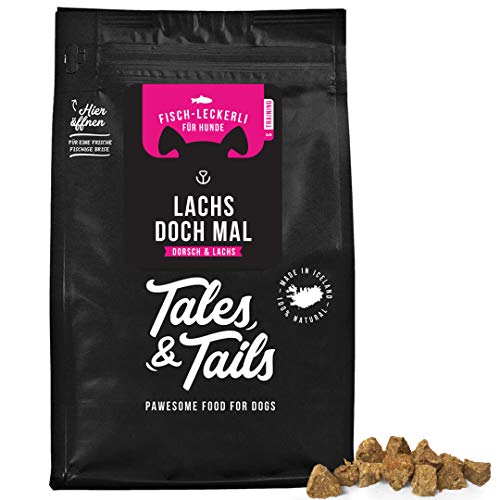 Produktbild von Tales & Tails Lachs doch mal Fischleckerli Dorsch & Lachs - 70 g