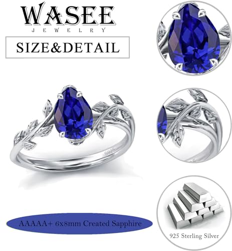 Bague en argent sterling 925 Wasee avec opale naturelle - 3