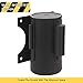A-KARCK Wall Mount Retractable Belt 16 Foot, Crowd Control Wall Barrier with Steel Case Black and Yellow Belt with Caution: DO NOT Enter