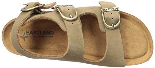 Eastland Women's Charlestown Sandal, Khaki Suede, 11 #TOP4
