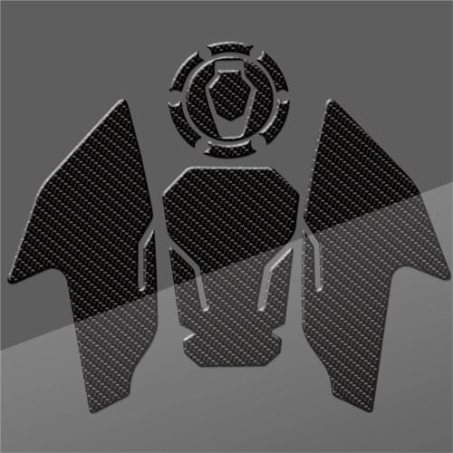 Autocollant en fibre carbone 3D noir protection réservoir moto BMW G310GS