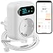 Produktbild revolt Stecker: WLAN-Steckdosen-Thermostat für Heiz- & Klimageräte, App, 2 Sensoren (W-LAN-Thermostat, Smart Steckdose, Luftentfeuchter)