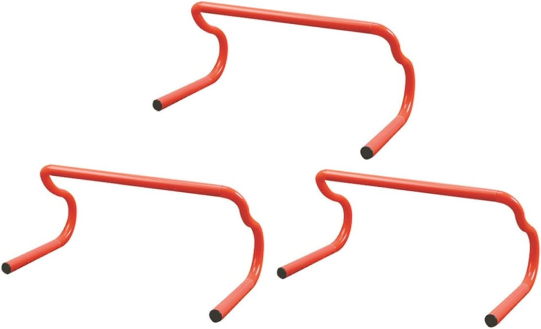3pcs Portable Detachable Speed Training Hurdles for Agility Drills Fitness Equipment for Soccer Basketball Football and Dog Agility Training