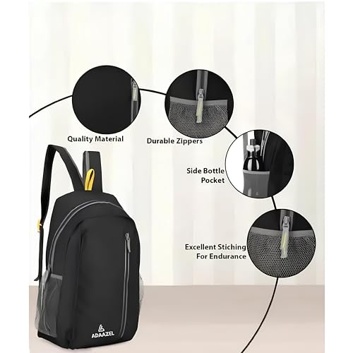Image of Medium 22L Tiffin Bag Durable Fancy Modern Unisex School,Ofice,Travel,Cabin,Luggage And College Bag(Black Tiffin)