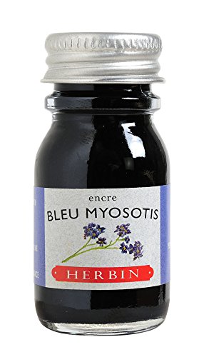 J. Herbin Fountain Pen Ink - 10 ml Bottled - Bleu Myosotis