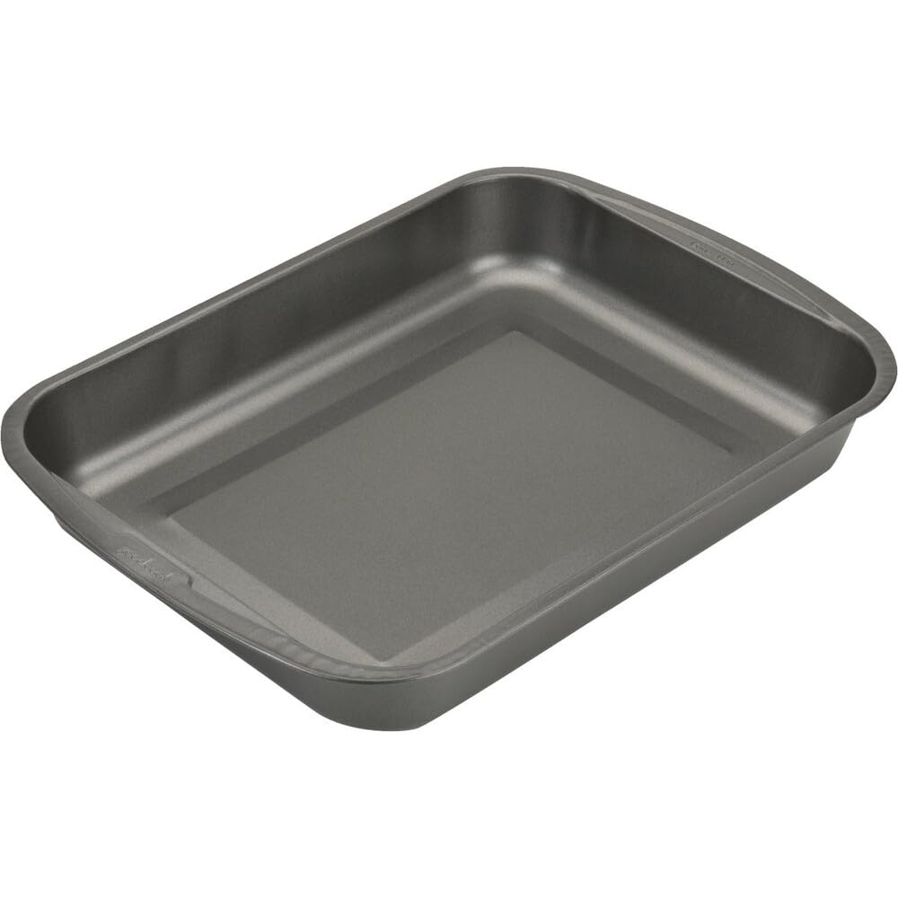 Sartén para asar negra grande de 11.5x15.5 para asados al horno caseros