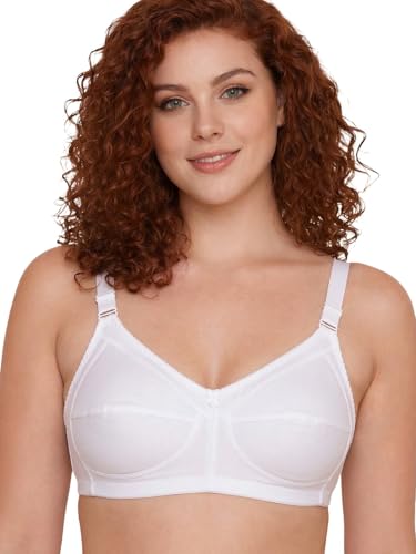 Image of INKURV Full Coverage Cotton Bra for Heavy Bust| Minimizer Bra for Women| Anti-Sagging Breast Lift Up| Non-Wired| Non-Padded Daily Use Bra for Ladies