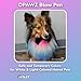 OPAWZ Blow Pen 10 Colors with Tattoo Stencil 12pcs Suit, Temporary Color Dog Hair Dye, Non-Toxic and Washable Pet Hair Dye, Semi Permanent Color Dye for Dogs and Cats Grooming