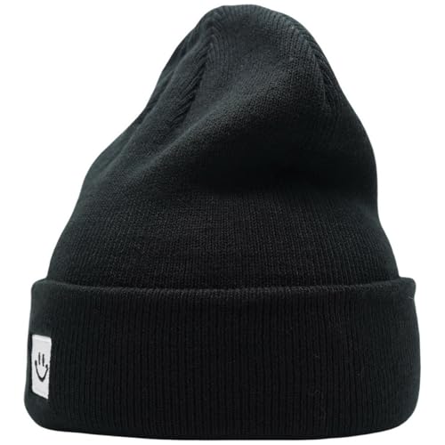 Image of 55cube Knit Beanie Hat Cuffed Plain Skull Cap for Men Women