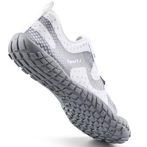 Image of Water Shoes for Men Barefoot Quick-Dry Aqua Sock Outdoor Athletic Sport Shoes for Kayaking, Boating, Hiking, Surfing, Walking