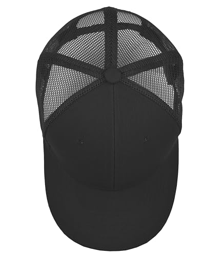 Image of Gelante Mesh Trucker Baseball Cap Snapback Hat Structured Front Panel