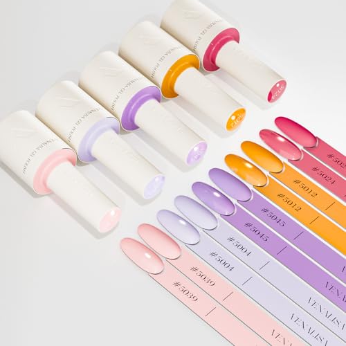 Set de Esmaltes en Gel VENALISA 5 Colores 10ML miniatura 5