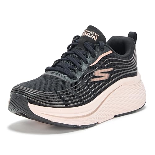 Skechers Women's Max Cushioning Elite 2.0 Sneaker, Black/Rose Gold, 5 - Main Image