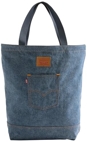 Tote bag Levi's Red Tab en denim indigo authentique à anse renforcée