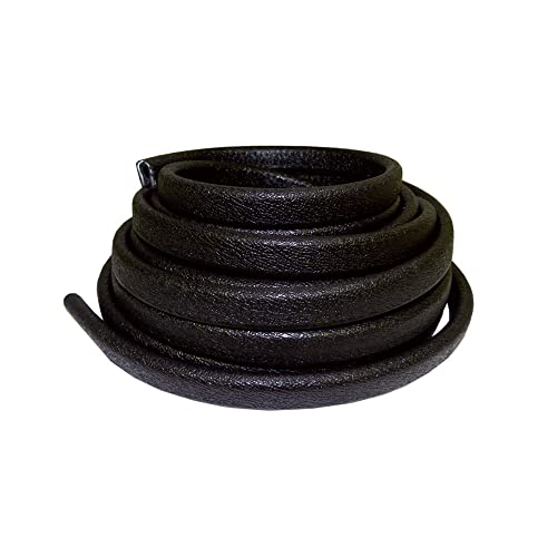 Taco Flexible Vinyl Trim - ¼ Opening x ½W x 25'L - Black