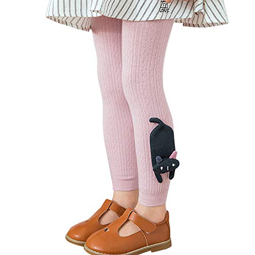 3 Pack Girls Knit Leggings Pants Footless Cute Cat Tights Pantyhose 1-8 Years2
