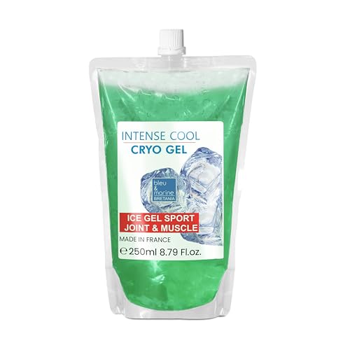 bleu & marine Bretania - Gel Frío Crio Intenso | Ideal para Deporte y Ejercicio Físico | Efecto Refrescante Inmediato | Alivio para Piernas Cansadas | Combate la Celulitis, 250 g