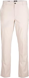 JACK & JONES Jpstollie Jjdave Linen Dek Ps Chino pantolon Erkek