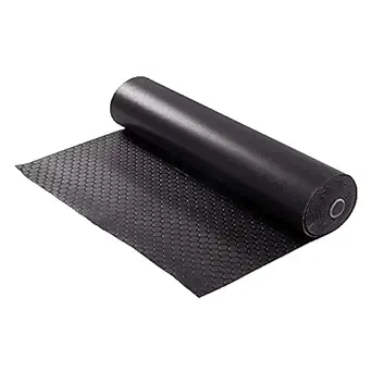 GLOBAL PREMIUM Electrical Insulation Rubber Mat 11KV / Class B (1 Mtr x 2 Mtr, 2.5mm Thickness) Black Color, 1 Pc/Insulating Rubber Mat, Anti Skid, Shock Proof, ISI Certified