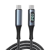 【PANTALLA DE MONITOR 8K 60Hz】El cable USB C a C proporciona una resolución de video completa de 8K @ 60Hz con alto rendimiento. ¡Disfruta de UHD viendo programas de TV, transmisión continua sin desenfoques ni distorsiones en una pantalla más grande! Ideal para sus dispositivos USB C para el trabajo, entretenimiento en el hogar, viajes de negocios. NOTA: asegúrese de que su computadora portátil y su monitor admitan una resolución de 8K