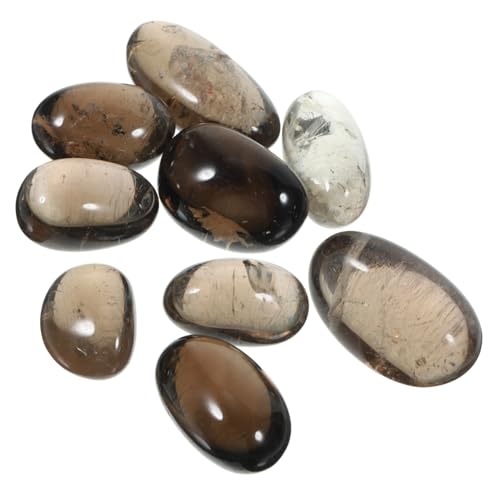 BEBEMOKO 1 セット 花瓶の詰め物 ヨーガ ヨガストーン 砂利石 クリア ストーン 天然石の装飾 転がった石 石 不規則な石 家の装飾 水晶石