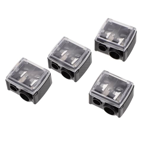 VICASKY Brow Pen Eyeliner Pen 4pcs Cosmetic Tool Makeup Brush Cleaner Double Hole Office Random Color