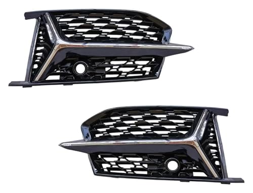 Grille pare chocs avant pour Audi A6 S6 C8 2018-2024 cache antibrouillard alvéolé