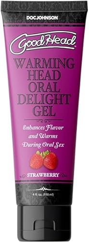 Miniatura 2 de ASK GRANDPA GOURMET COFFEES Goodhead Warming Oral Delight Gel - 4 Oz Fresa