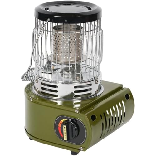 Guyyeltポータブル石油ストーブ、屋内キャンプ用石油ストーブバーナー、軽量ステンレスオイルヒーター (グリーン) [並行輸入品]