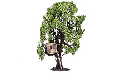 Hornby Skale Scenics Classic Deciduous Profi Tree with Tree House 6 in for HO Model Layouts R7224