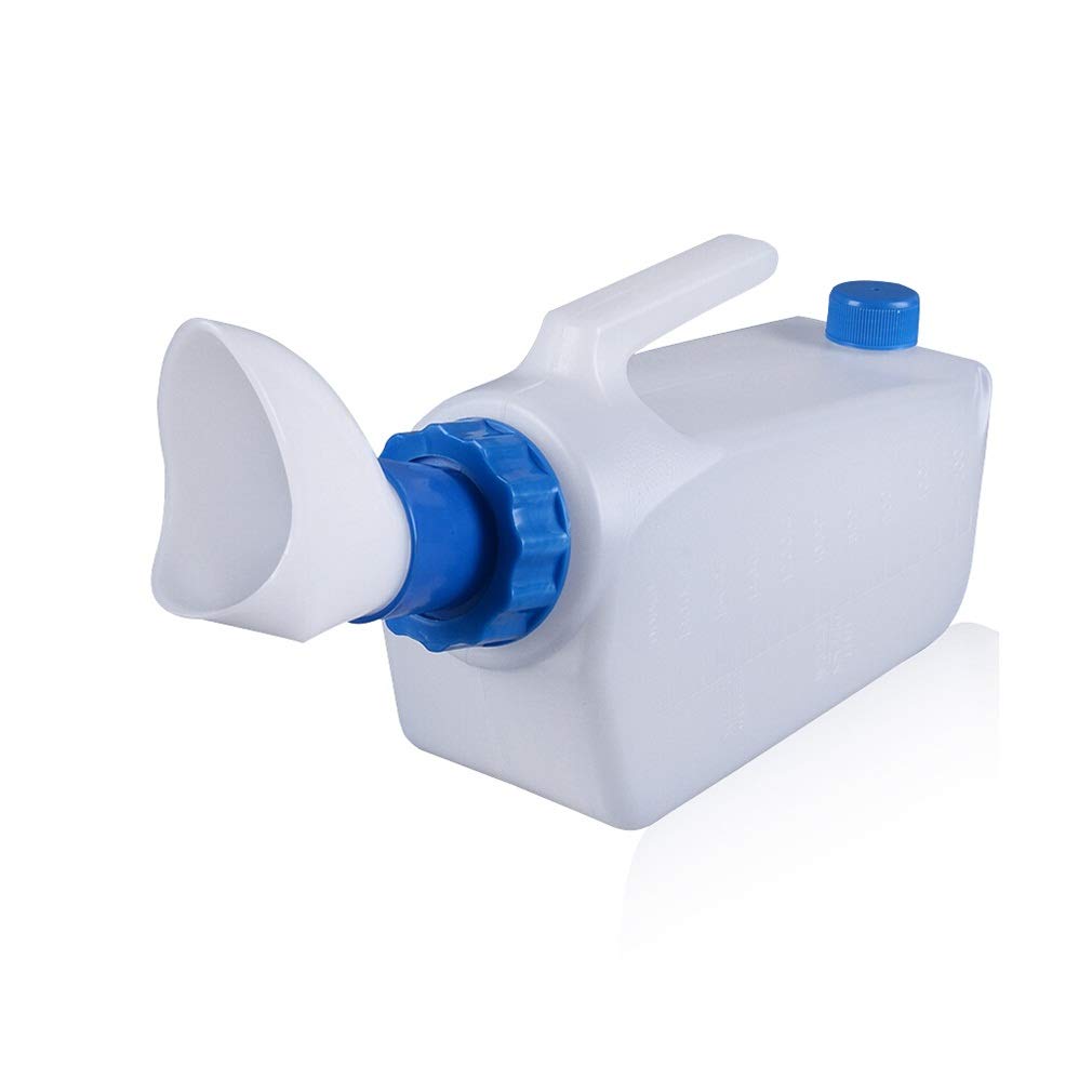 Orinales para Hombres, Recipientes for recolección de orina for el cuidado del hogar de Ms Urinal Urinario de emergencia unisex de 2000 ml(2000ML)