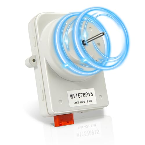 W11578915 W10522629 Refrigerator Condenser Fan Motor Compatible with Whirlpool Kenmore KitchenAid Maytag Amana Refrigerators, Condenser Fan Replacement 2188875 AP7185528 W10854034, 115V, 60Hz, 2.6W