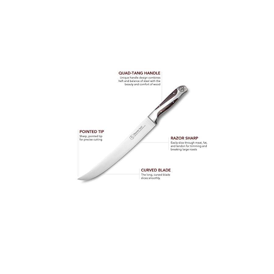 Hammer-Stahl-10-Inch-Scimitar-X50CrMoV15-Forged-German-High-Carbon-Steel-Meat-Knife-with-Quad-Tang-Pakkawood-Handle-Butchers-Breaking-Cimitar-Knife Hammer Stahl 10 Inch Scimitar Knife | German Forged High Carbon Butcher Knife | Stainless Steel Meat Knife | Curved Breaking Knife with Ergonomic Quad-Tang Pakkawood Handle & Gift Box