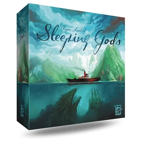 Sleeping Gods by Red Raven Games – Explore The Wandering Sea, Cooperative Fantasy Campaign Board Game, for 1-4 Players, Ages 13+ Cover