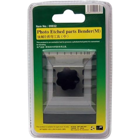 Master Tools 09932 - Model Building Accessories Photo Etched Parts Bender, Bending Aid for Photo-Etched Parts, M, Grey Cover