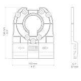 Profesjonalny adapter prowadnicy do frezarki Bosch GKF 18V-8 dla Makita/Bosch/Festool/Mafell prowadnica do frezarki krawędziowej Adapter