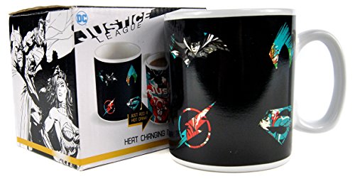 Half Moon Bay Taza Cambio de Color Liga de la Justicia, Multicolor, 1