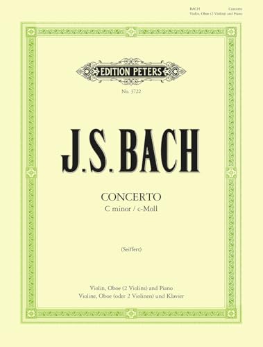 Concert C Bwv1060 2 libro con CD de audio para partitura de música clásica