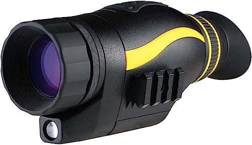 Monoculares para Adultos Telescopio de Imagen térmica, monocular Digital infrarrojo de Alta definición de 5x35 mm, Adecuado para Tomar Fotos y Videos por la noc