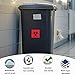 Biohazard Stickers, Waterproof Hazardous Waste Labels, Self Adhesive Bio Hazard Decal Anti Fading Hospitals and Industrial Use Universal Biohazard Symbol