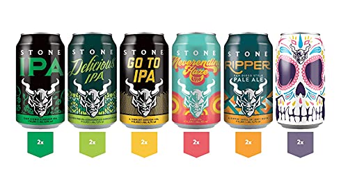 Stone Brewing BREWING Craft Beer Mix Paket aus San Diego USA seit 1996 (12 x 0.355ml) Cover