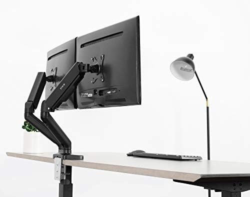 VIVO Dual Arm Monitor Desk Mount Height 