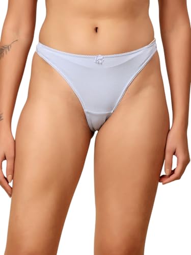Image of American Symbol Women Microfiber & Cotton Brazilian Thong Briefs