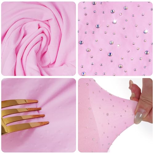 Dxhycc Girls Sparkle Tights Stretchy Rhinestone Stockings School Dress Dance Tights2