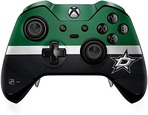 Skinit Decal Gaming Skin Compatible with Xbox One Elite Controller - Officially Licensed NHL Dallas Stars Jersey Design