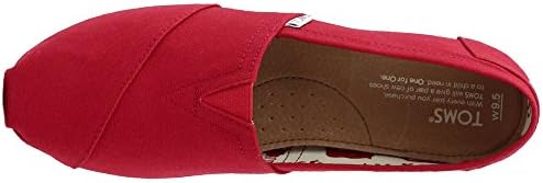 Toms Women's Classic Canvas Red Slip-on Shoe - 9.5 B(M) US | Image 5