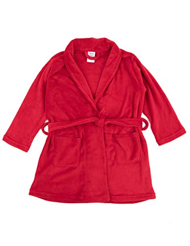 Leveret Kids Robe Boys Girls Bathrobe Shawl Collar Fleece Sleep Robe Size 4-14 Years2