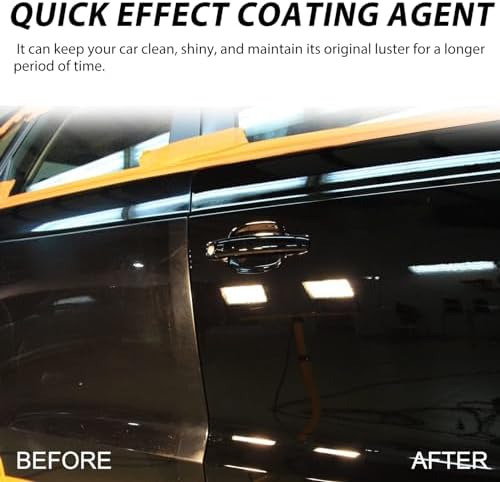 Magic Gem Nano Hydrophobic Ceramic Car Coating Spray, Quick Effect Coating Agent, All-in-One Spray for Quick Cleaning, Polishing & Protection, Waterless Wash & Wax, 16 fl oz - 5