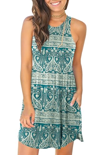 Image of HiMONE Vacation Dresses for Women 2025 Summer Dress Women's Casual Sundresses Casual Beach Petite Sun Dress XS-2XL